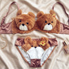 Plush Teddy Bear Lingerie Set